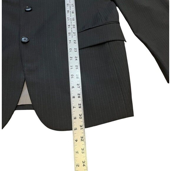 Hugo BOSS Rossellini Cinema Pinstripe Three Button Wool Sport Coat Mens Size 38R - Picture 9 of 11